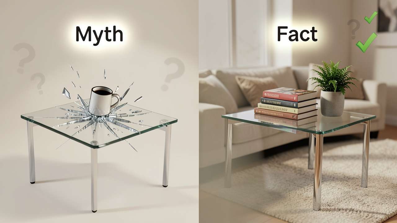 Common Myths vs Facts About Glass Coffee Tables