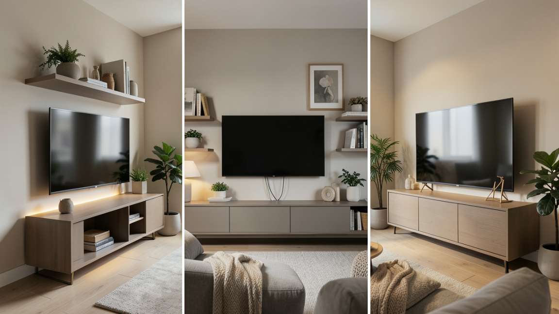 Comparison: Corner TV Stand vs. Wall Mount vs. Flat TV Stand