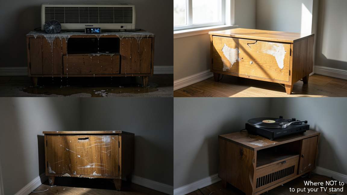 How Each Location Damages Your TV Stand
