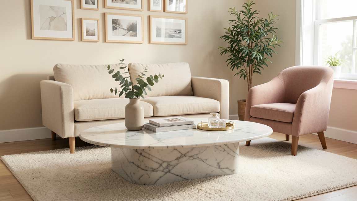How to Choose the Best Marble Finish for a Small Living Room