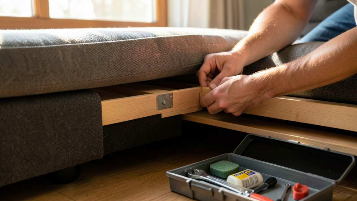 How to Fix Frame Creaks in a Sectional