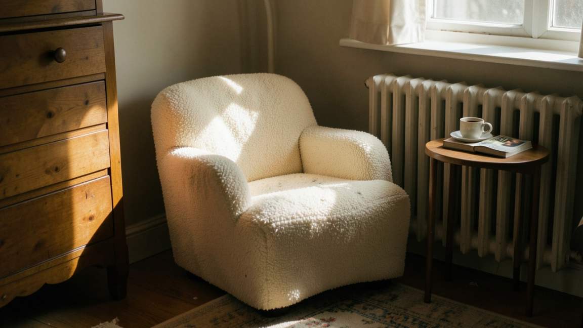 Pro Tips for Making a Boucle Chair Work in a Bedroom Corner