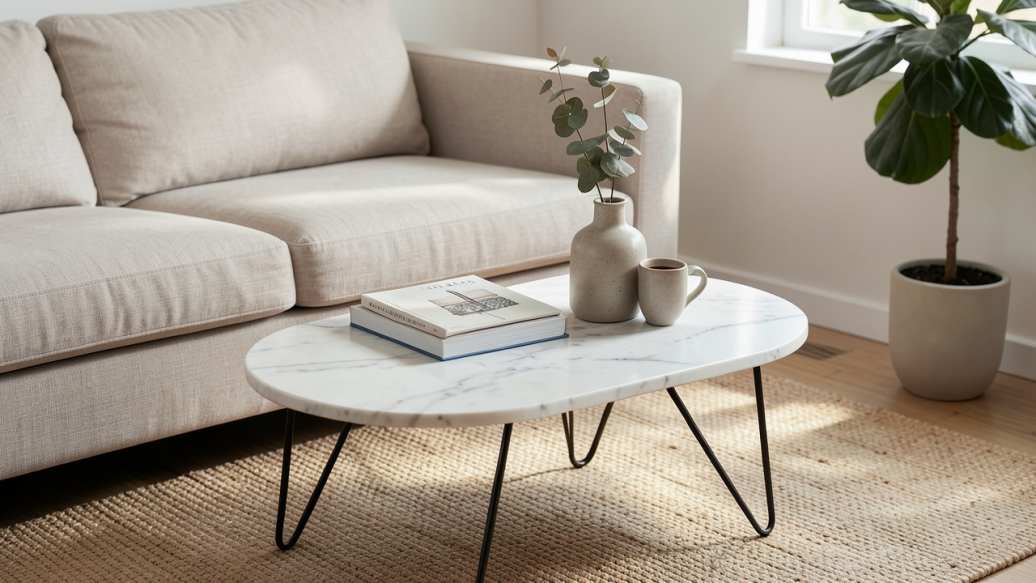 Pros and Cons of Marble Coffee Tables in Small Living Rooms
