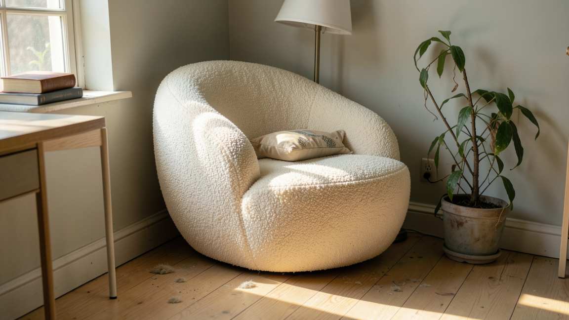Signs Your Boucle Accent Chair Is Wrong for Your Bedroom Corner
