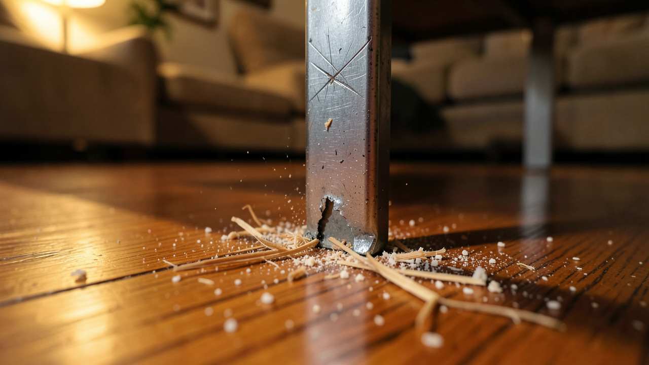The Physical Mechanism Behind Floor Scraping Damage