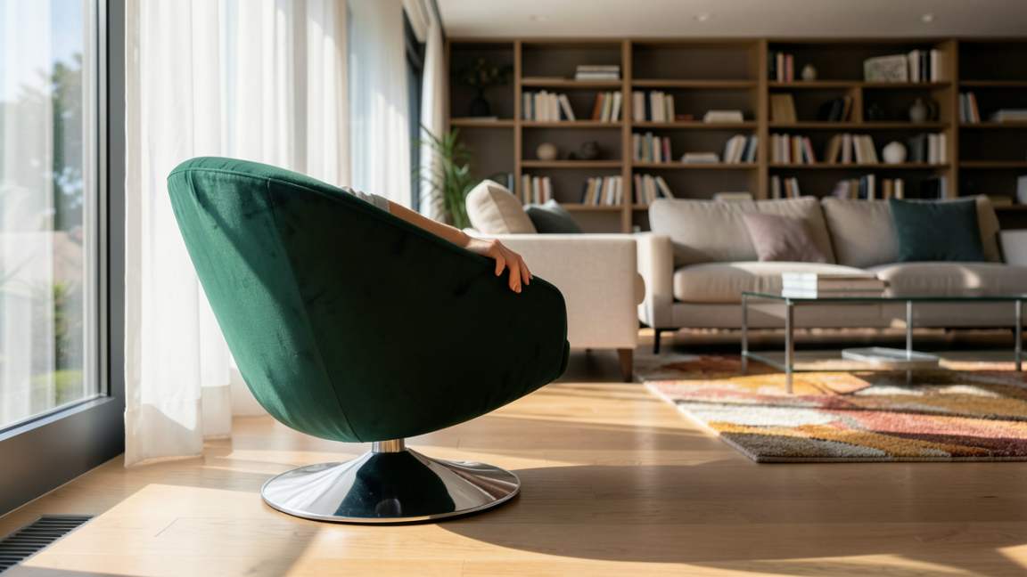 What Does a Swivel Accent Chair Do for a Living Room?