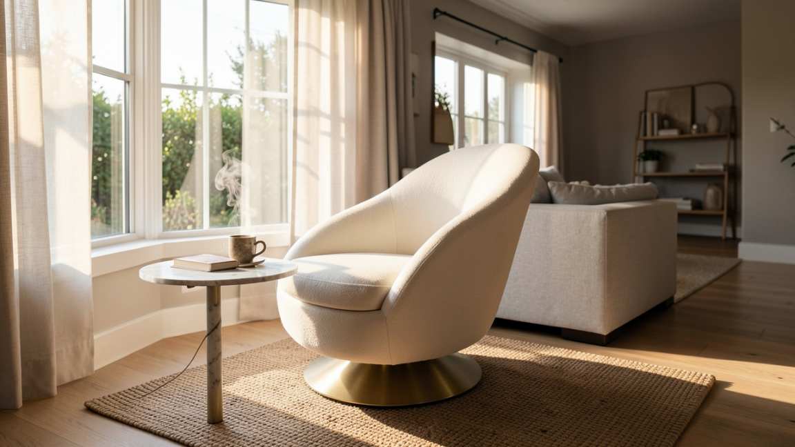 What Rooms Benefit Most From Swivel Accent Chairs?