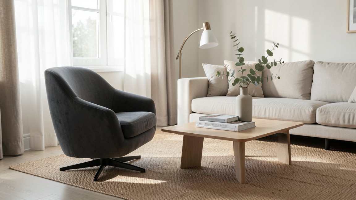 Where Should You Place a Swivel Chair for Best Conversation Flow?